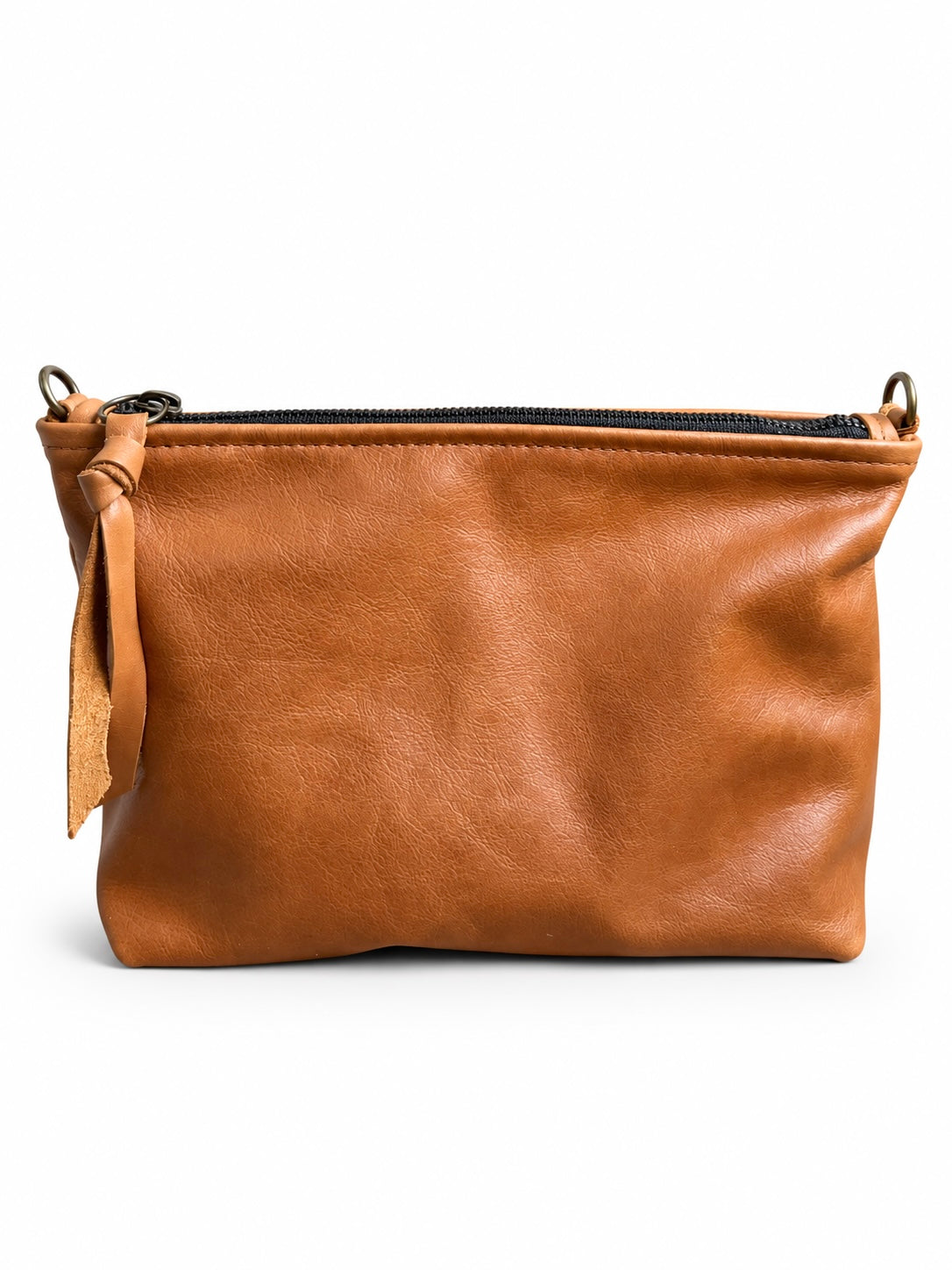 Medium Honey Brown Leather Pouch