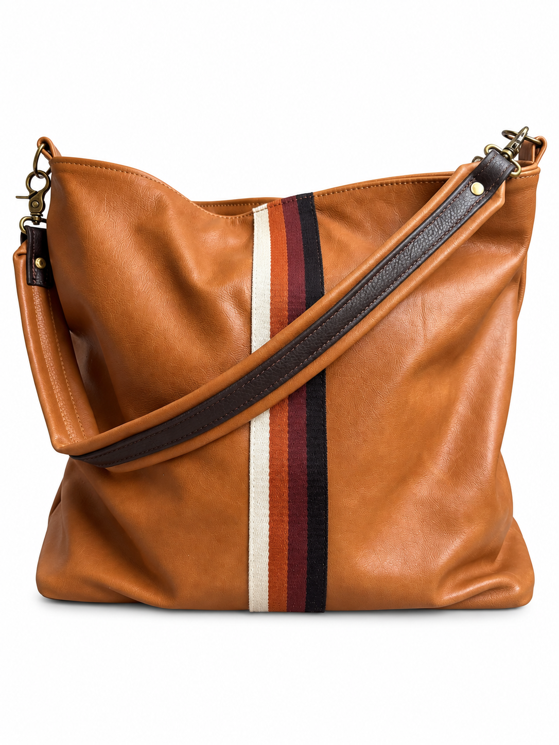 The Rebecca - Tan and Brown Stripes