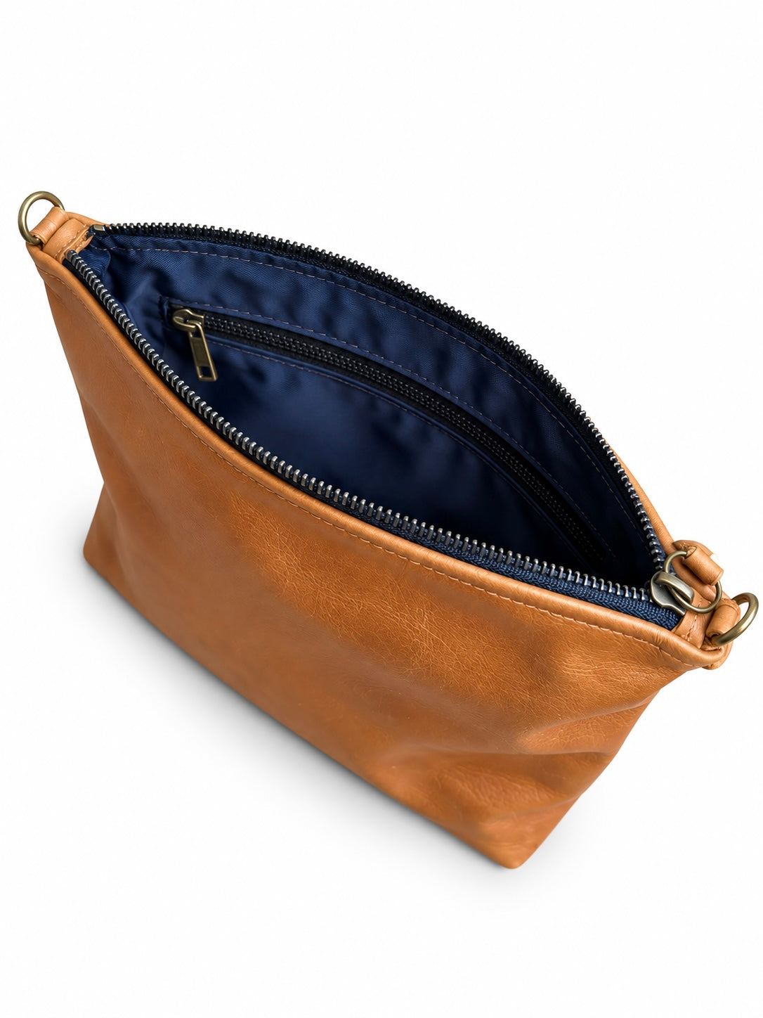 Medium Honey Brown Leather Pouch