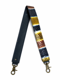 1.5” Multi-Coloured Striped Shoulder Strap
