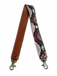 1.5” Snake Skin Shoulder Strap