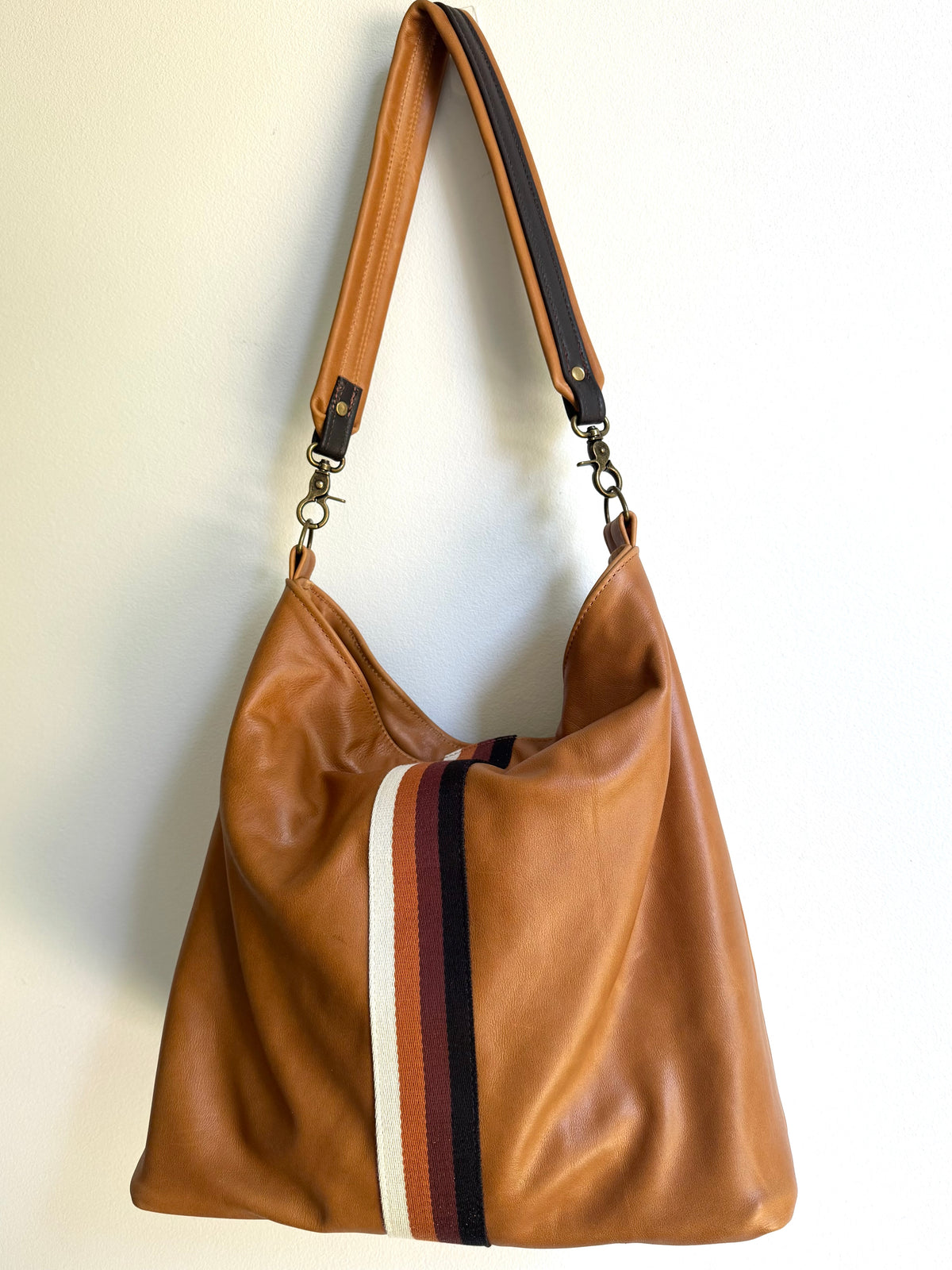 The Rebecca - Tan and Brown Stripes
