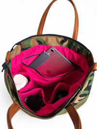 The Court Tote - Camo Nylon
