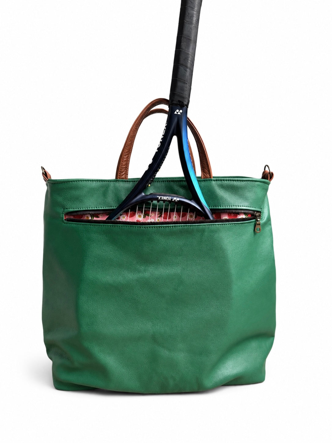 The Court Tote - Kelly Green Leather