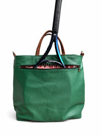The Court Tote - Kelly Green Leather