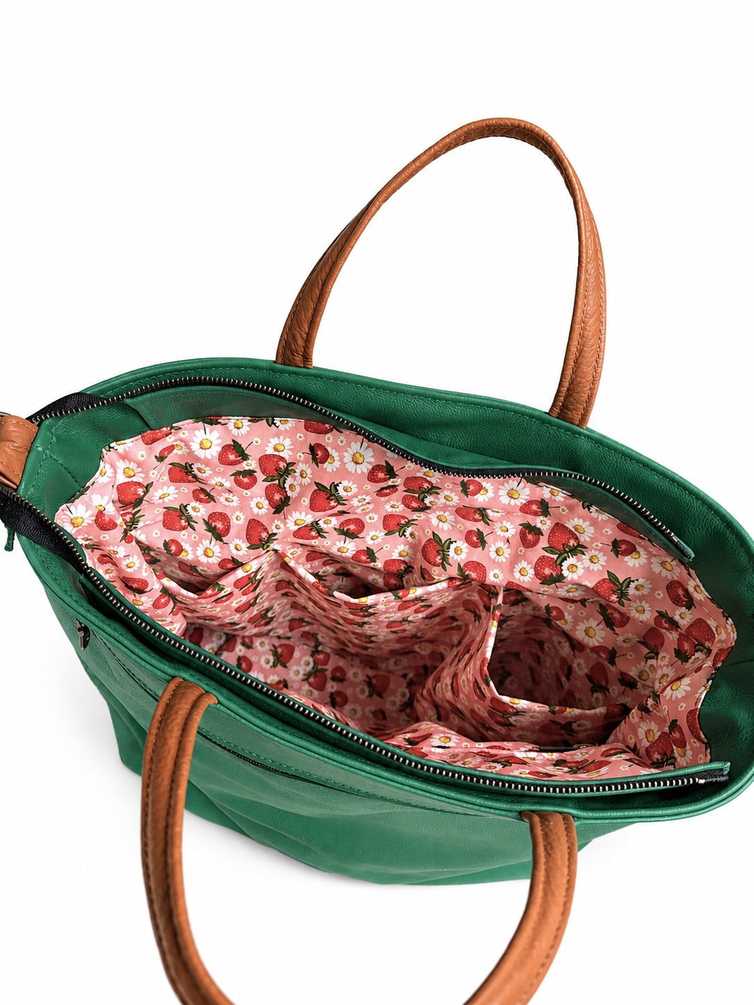 The Court Tote - Kelly Green Leather