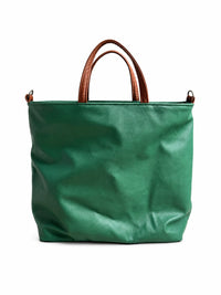 The Court Tote - Kelly Green Leather