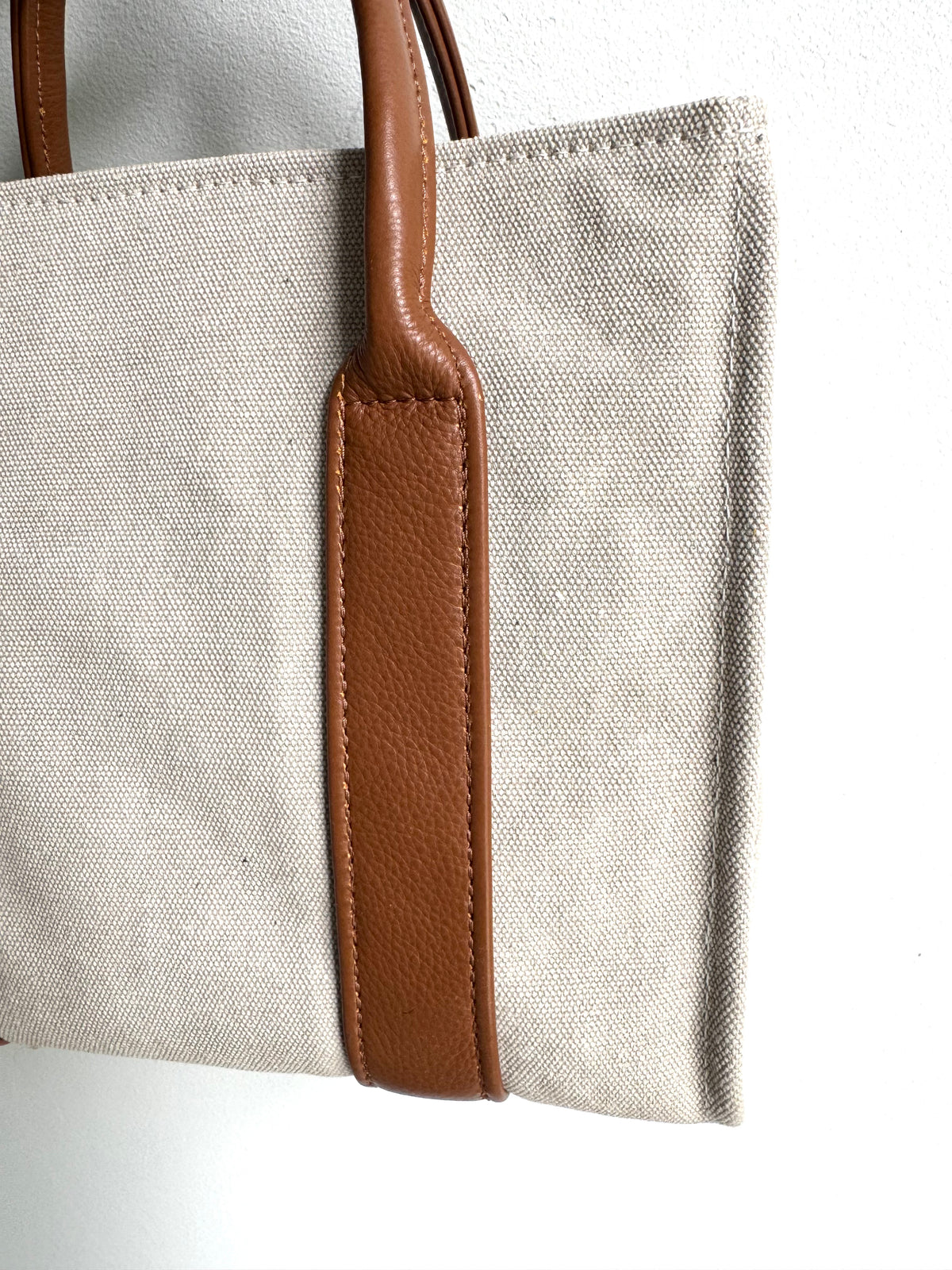 Small Oatmeal Canvas Tote