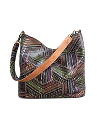 The Rebecca - Bold Geometric Leather