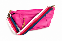 Blue, Red, Pink, and White Crossbody Strap