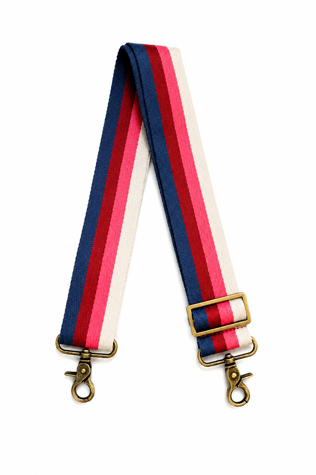 Blue, Red, Pink, and White Crossbody Strap