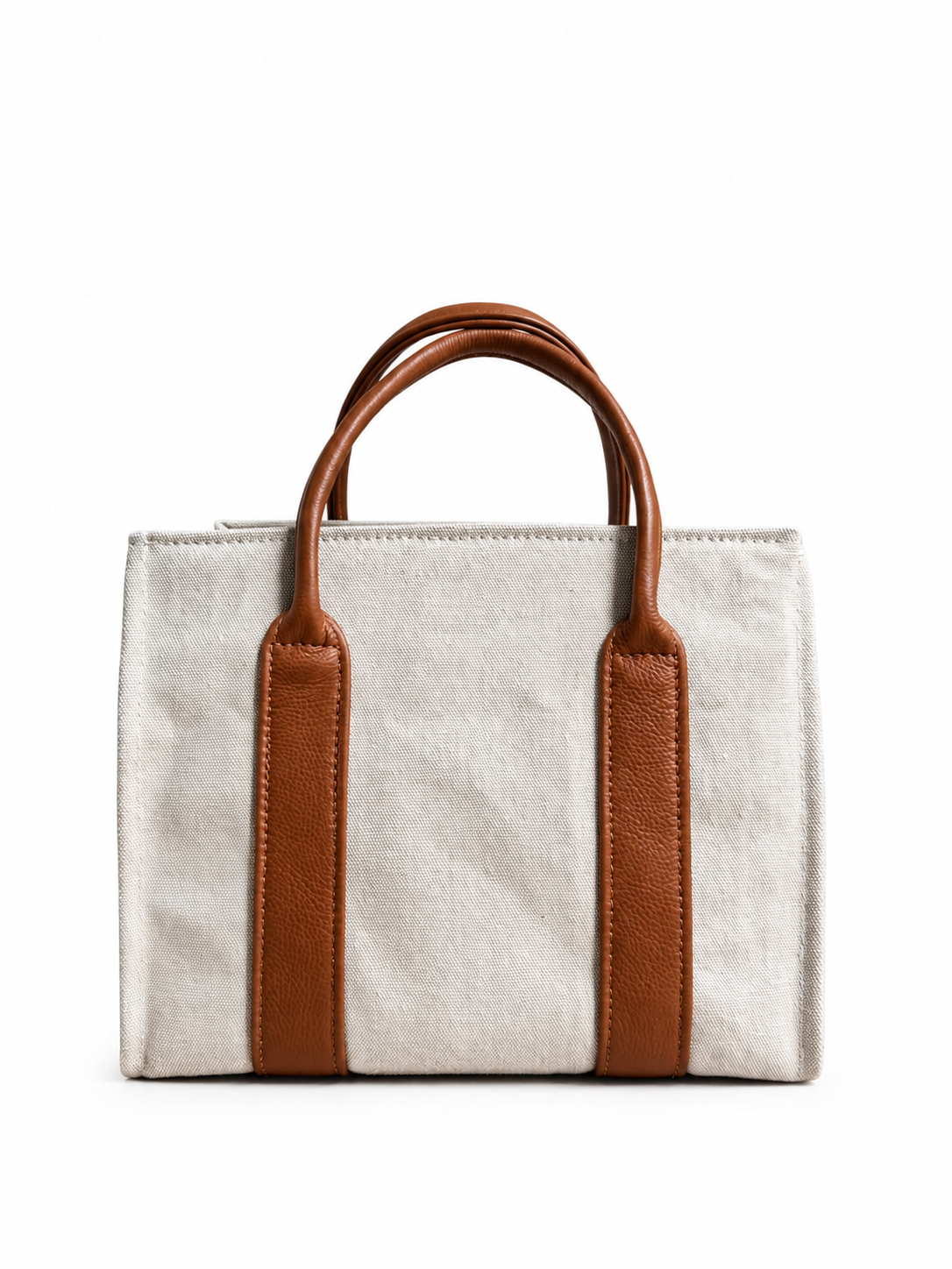 Small Oatmeal Canvas Tote