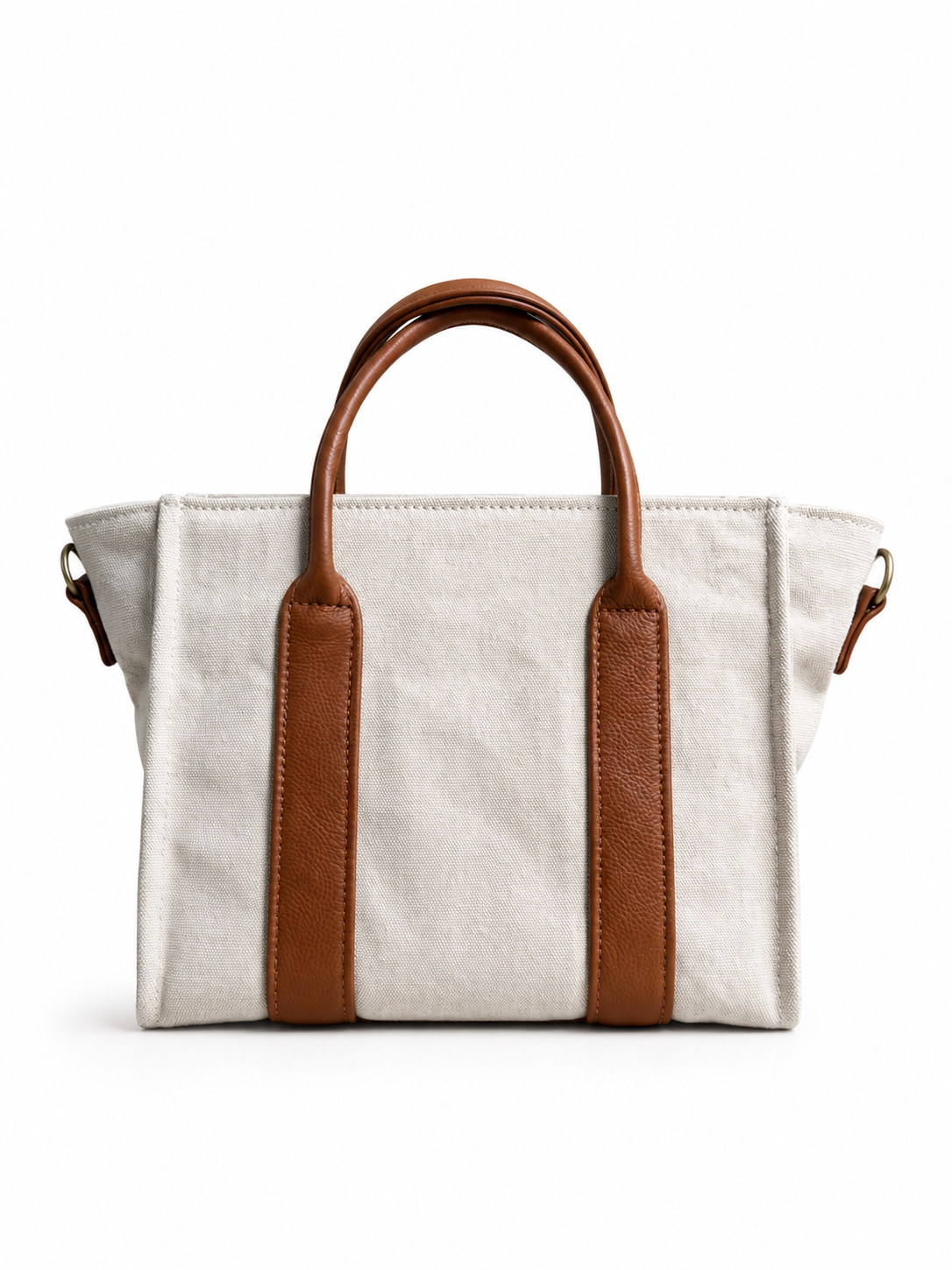 Small Oatmeal Canvas Tote