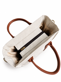 Small Oatmeal Canvas Tote