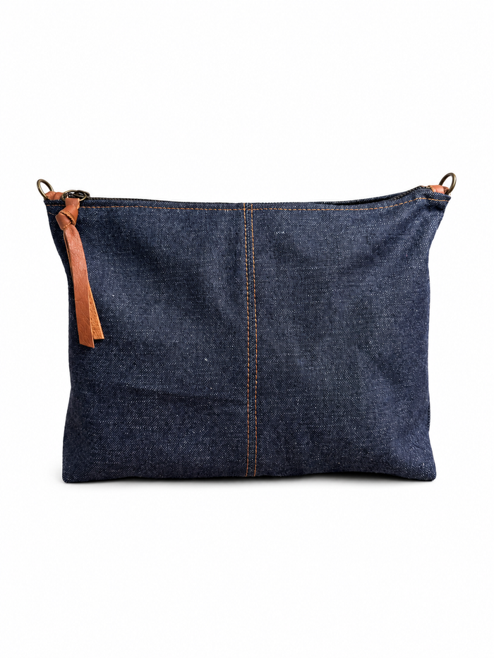 Large Denim Pouch