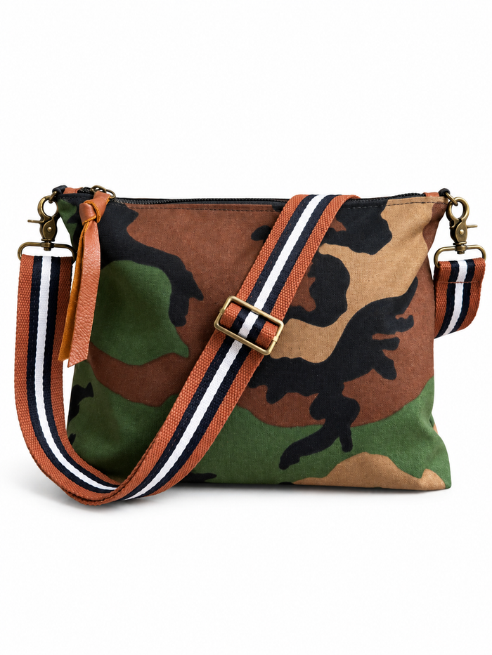 Large Camouflage Nylon Pouch