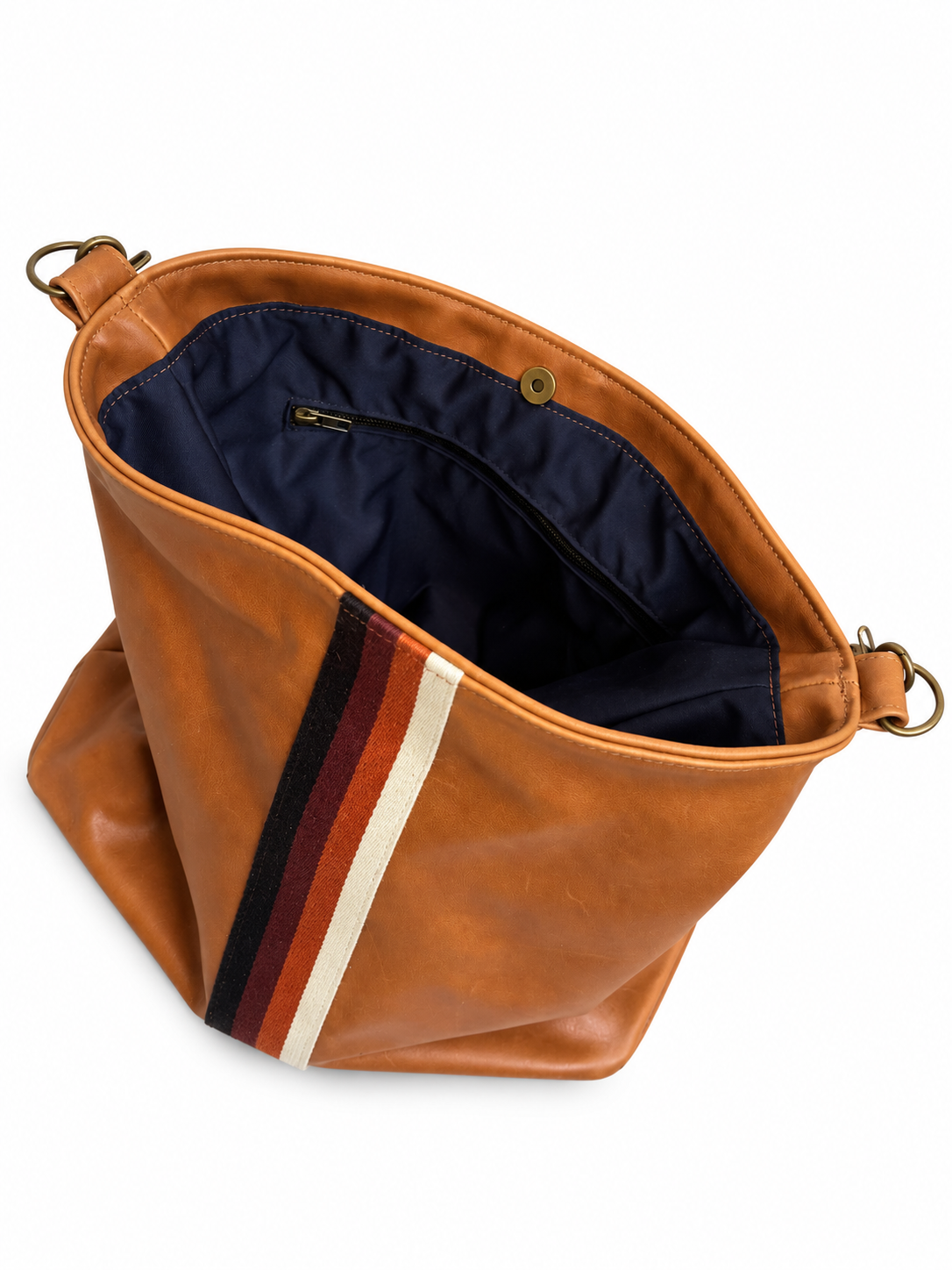 The Rebecca - Tan and Brown Stripes