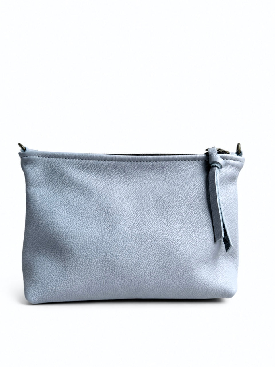 Dusty Blue Leather Pouch
